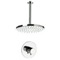 Thermostatic Ceiling Rain Shower Faucet Set